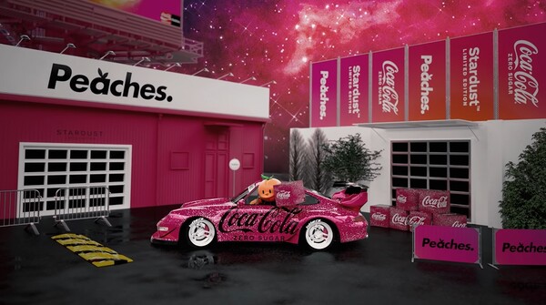 [▲코카-콜라는 최근 선보인 ‘코카-콜라 제로 스타더스트’가 오는 19일까지 서울 성수동에 위치한 피치스(Peaches.)에서 팝업 체험존을 운영한다 = ©코카-콜라]