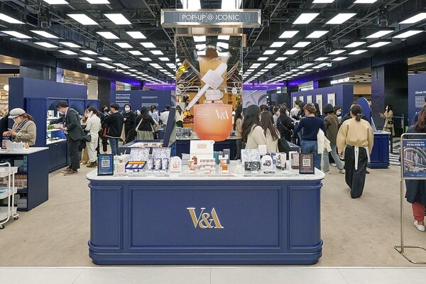 ©AP신문(AP뉴스)/ 이미지 제공 = 넷마블힐러비, ▲'V&A 뷰티' 팝업 스토어 매장 전경