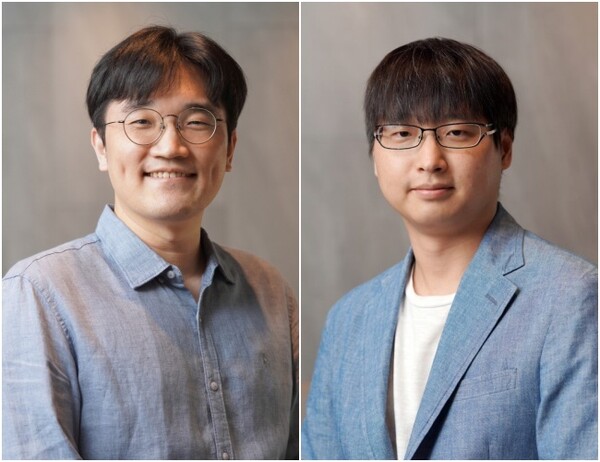 ©AP신문(AP뉴스)/ 이미지 제공 = 삼성전자, ▲포스텍 물리학과 이길호 교수(왼쪽)와 조길영 교수