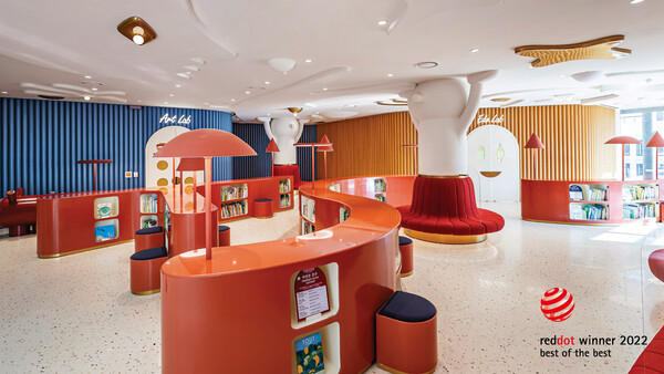 ©AP신문(AP뉴스)/ 이미지 제공 = 현대백화점, ▲현대어린이책미술관 모카가든 '모카 라이브러리' 전경