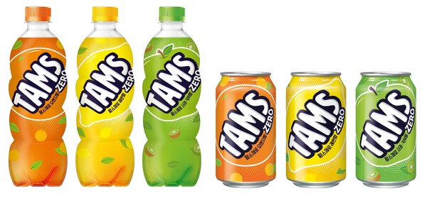 ©AP신문(AP뉴스)/ 이미지 제공 = 롯데칠성음료, ▲과일향 탄산음료 ‘탐스 제로’