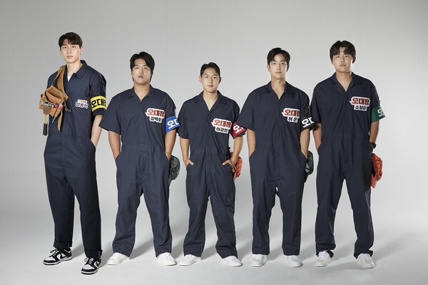 ©AP신문(AP뉴스)/ 이미지 제공 = KT ▲KT 소속 인기 스포츠 스타 그룹 오대장 멤버 (왼쪽부터) 양홍석, 강백호, 이강인, 허훈, 소형준