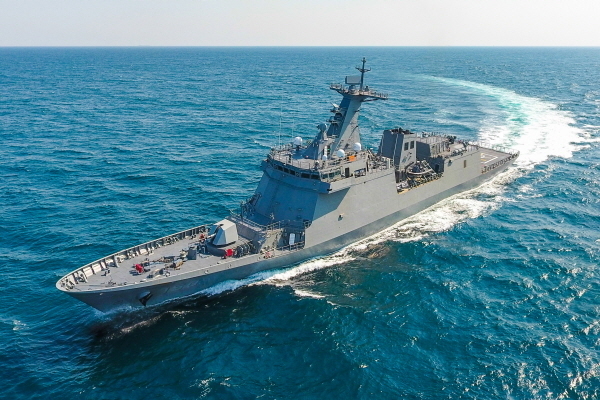 ©AP신문(AP뉴스)/ 이미지 제공 = 한화시스템 ▲필리핀 호위함 ‘호세리잘함’