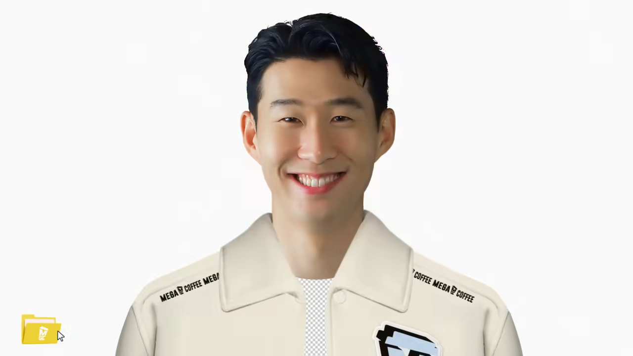 [AP신문 광고평론 No.631] 메가MGC커피 모델 축구선수 손흥민 선수. 사진 메가커피 유튜브 캡처 ⓒAP신문