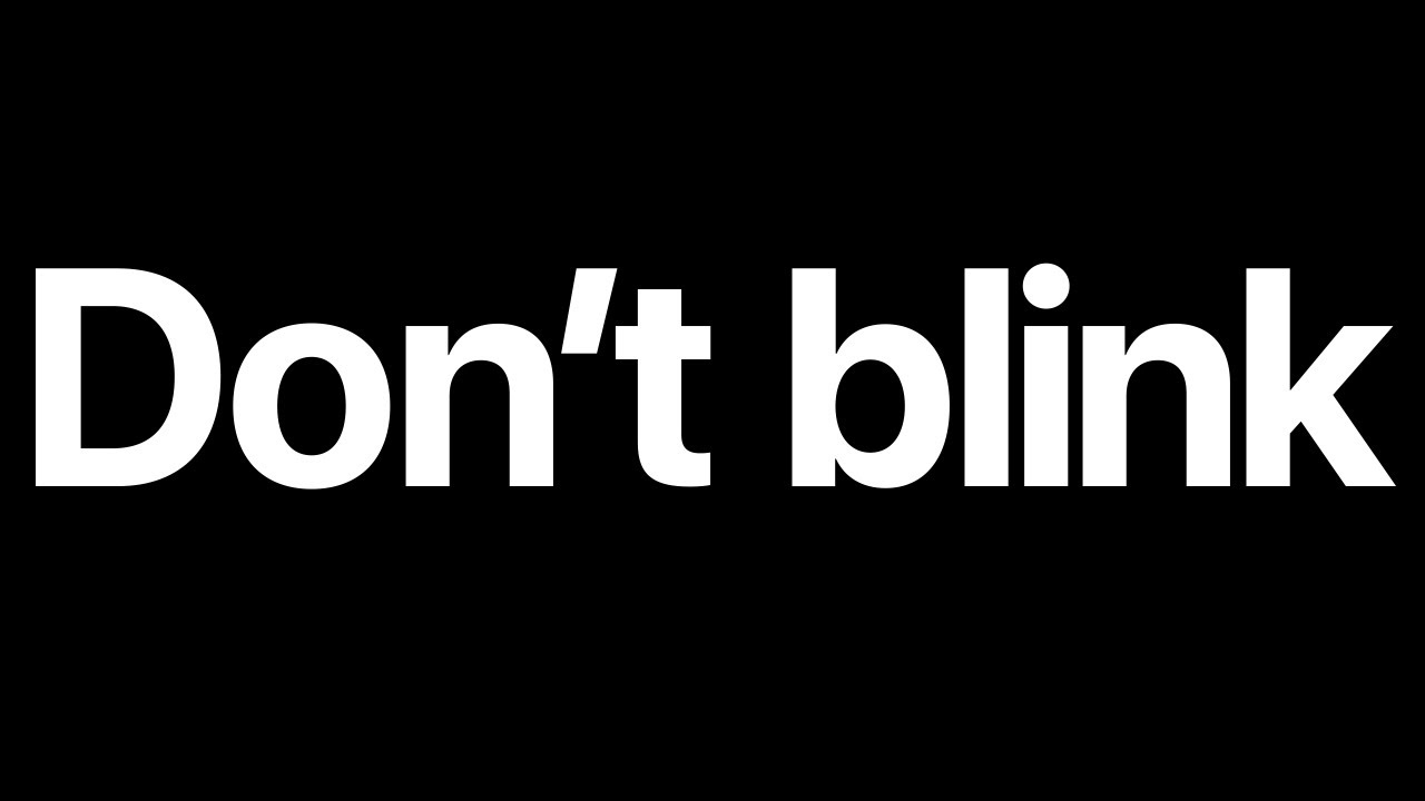 [AP신문 광고평론 No.834]  애플의 Don't blink 캠페인의 한 장면. 사진 유한킴벌리 유튜브 캡처 ⓒAP신문(AP뉴스)