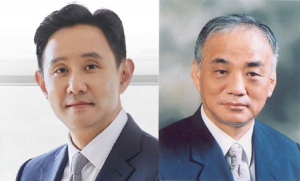 ©AP신문(AP뉴스)/ 이미지 제공 = 고려아연·영풍그룹 ▲고려아연 최윤범 회장(왼쪽)과 영풍그룹 장형진 고문