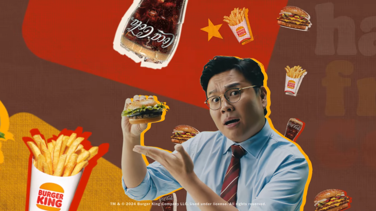 [AP신문 광고평론 No.1072] ​​​​​​​수학강사 정승제. 사진 버거킹 유튜브 캡처 ⓒAP신문(AP뉴스)