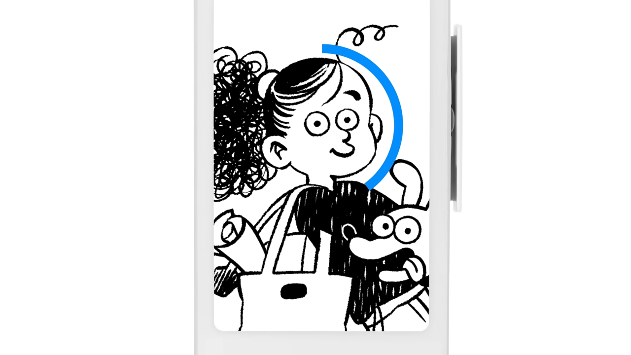 [AP신문 광고평론 No.1345]  ​​​​​​​흰색 배경에 깔끔한 선 드로잉이 주를 이룬다. 사진 토스 유튜브 캡처ⓒAP신문(AP뉴스)