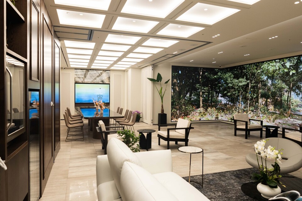 ©AP신문(AP뉴스)/이미지 제공 = NH농협은행 ▲‘NH로얄챔버’ 내부 전경.