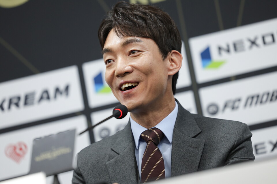 ©AP신문(AP뉴스)/이미지 제공 = 넥슨 ▲'아이콘매치'를 총괄한 넥슨 박정무 사업부사장