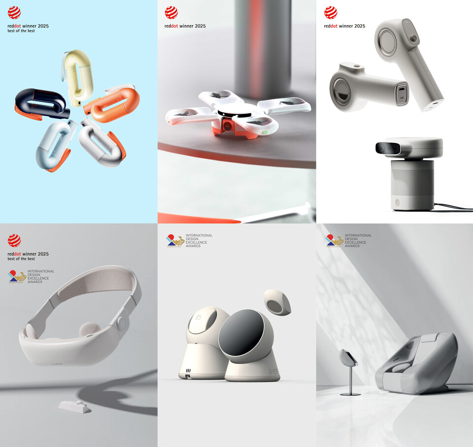 ©AP신문(AP뉴스)/이미지 제공 = 삼성생명 ▲라이프놀로지랩 디자인 어워드 수상작. 왼쪽 위부터 시계방향으로 Break, Saga, Tak!, Re:mine, Beti, Lucid.