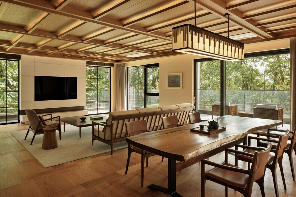 ©AP신문(AP뉴스)/이미지 제공 = 한화호텔앤드리조트 ▲안토 최상위 객실인 스카이하우스 거실