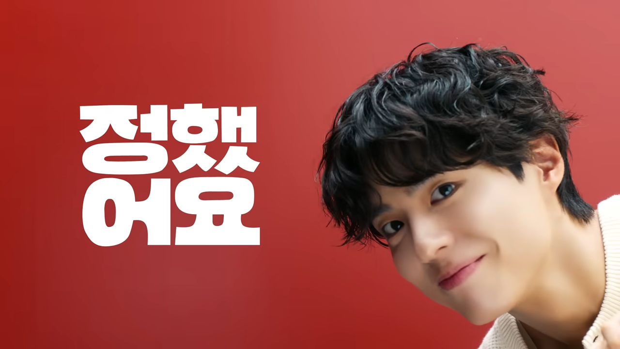 [AP신문 광고평론 No.1353]  ​​​​​​​'정했어요', '다정하기로' 등 '정'을 강조한다. 사진 정관장 유튜브 캡처ⓒAP신문(AP뉴스)