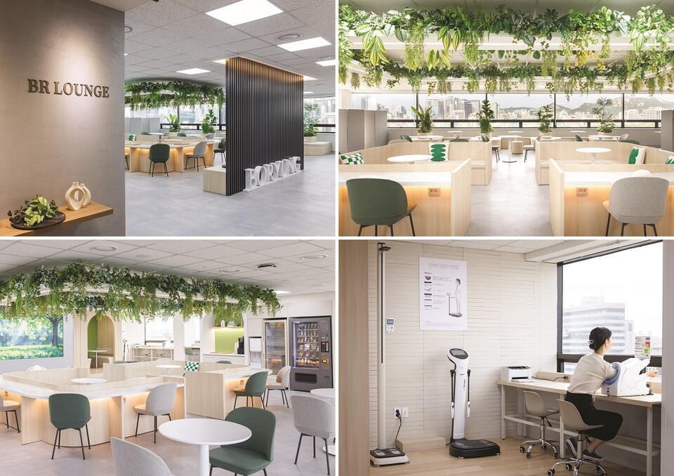 ©AP신문(AP뉴스)/이미지 제공 = ㈜보령 ▲보령은 임직원의 업무환경 향상을 위해 서울 종로구 소재 본사 사옥에 휴게공간 ‘BR Lounge’를 조성했다.