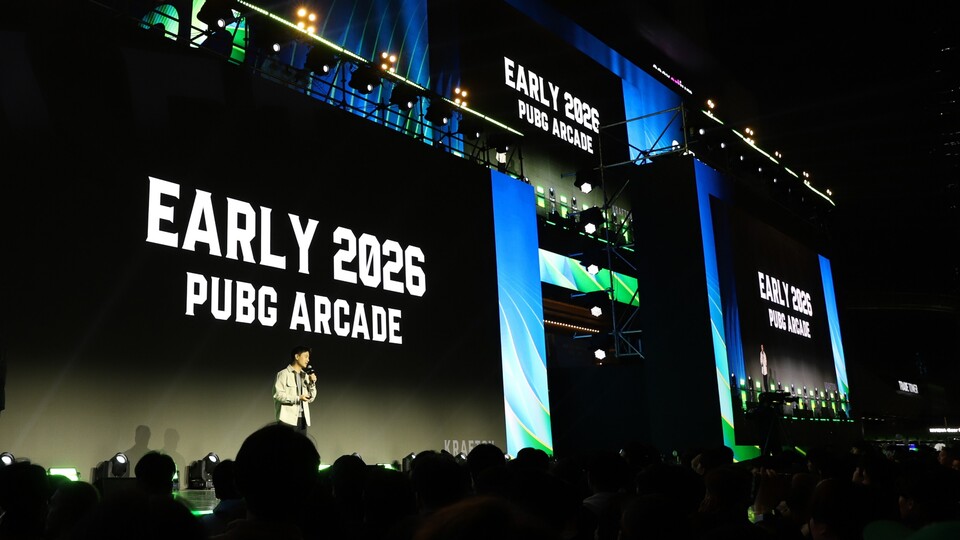 ©AP신문(AP뉴스)/이미지 제공 = 크래프톤 ▲이강욱 크래프톤 AI 본부장이 30일 서울 코엑스 K-POP 광장에서 열린 엔비디아 주최한 ‘지포스 게이머 페스티벌'에 참석해 ‘PUBG 앨라이’에 대해 소개하고 있다.