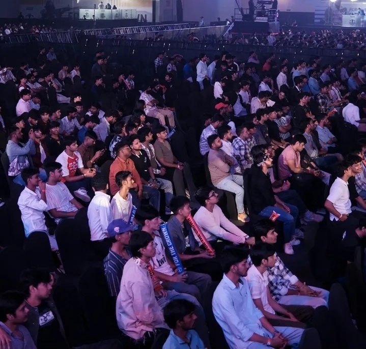 ©AP신문(AP뉴스)/이미지 제공 = 크래프톤 ▲'BMIC 2025'가 열린 인도 뉴델리 야쇼부미 전시컨벤션센터 현장. ​​