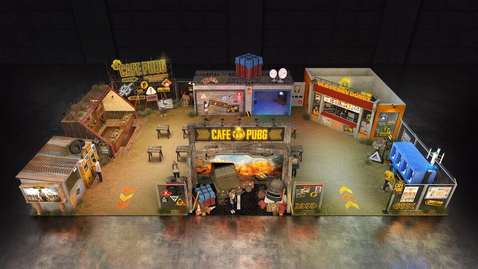 ⓒAP신문(AP뉴스)/ 이미지 제공 = 크래프톤 ▲‘지스타 2025’ 크래프톤 부스 조감도.