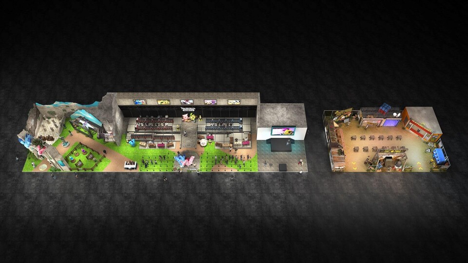 ⓒAP신문(AP뉴스)/ 이미지 제공 = 크래프톤 ▲'지스타 2025' 크래프톤 부스 조감도.