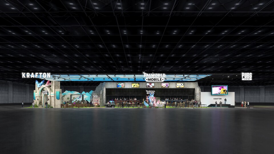 ⓒAP신문(AP뉴스)/ 이미지 제공 = 크래프톤 ▲‘지스타 2025’ 크래프톤 부스 조감도.