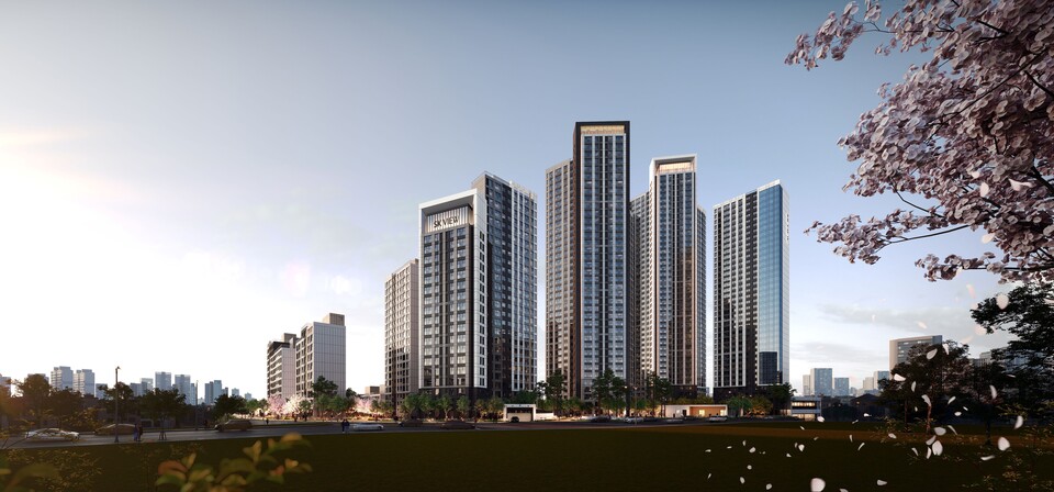 ©AP신문(AP뉴스)/이미지 제공 = SK에코플랜트 ▲광명13-1·2구역 통합재개발사업 투시도