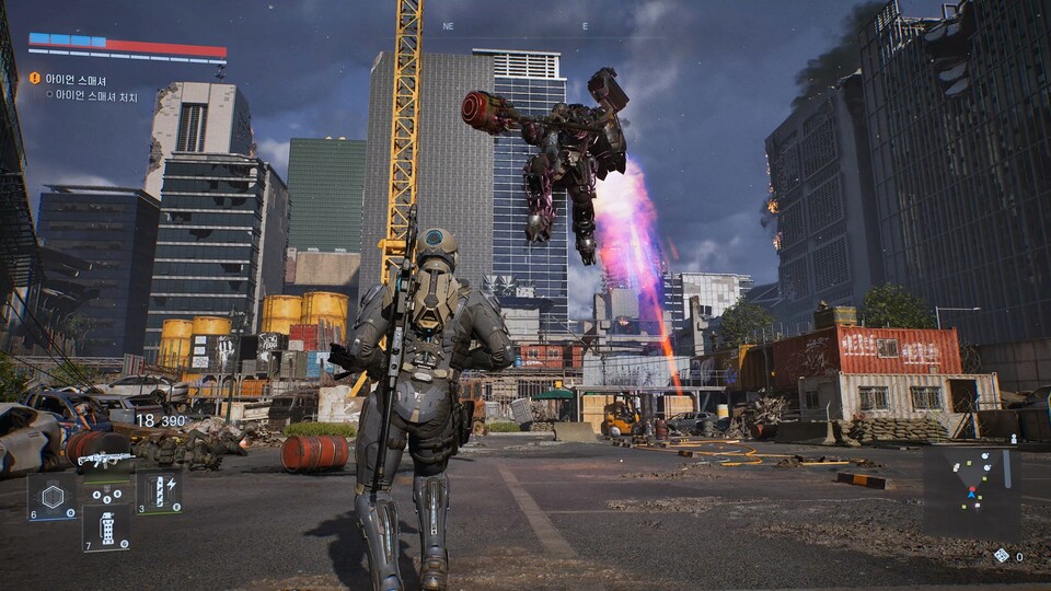 ⓒAP신문(AP뉴스)/ 이미지 제공 = 엔씨소프트 ▲'신더시티' 아이언 스매셔 전투.