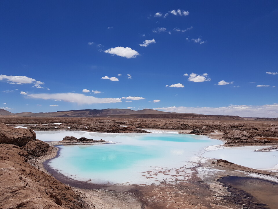 ©AP신문(AP뉴스)/이미지 제공 = 포스코홀딩스 ▲아르헨티나 옴브레 무에르토 리튬 염호.