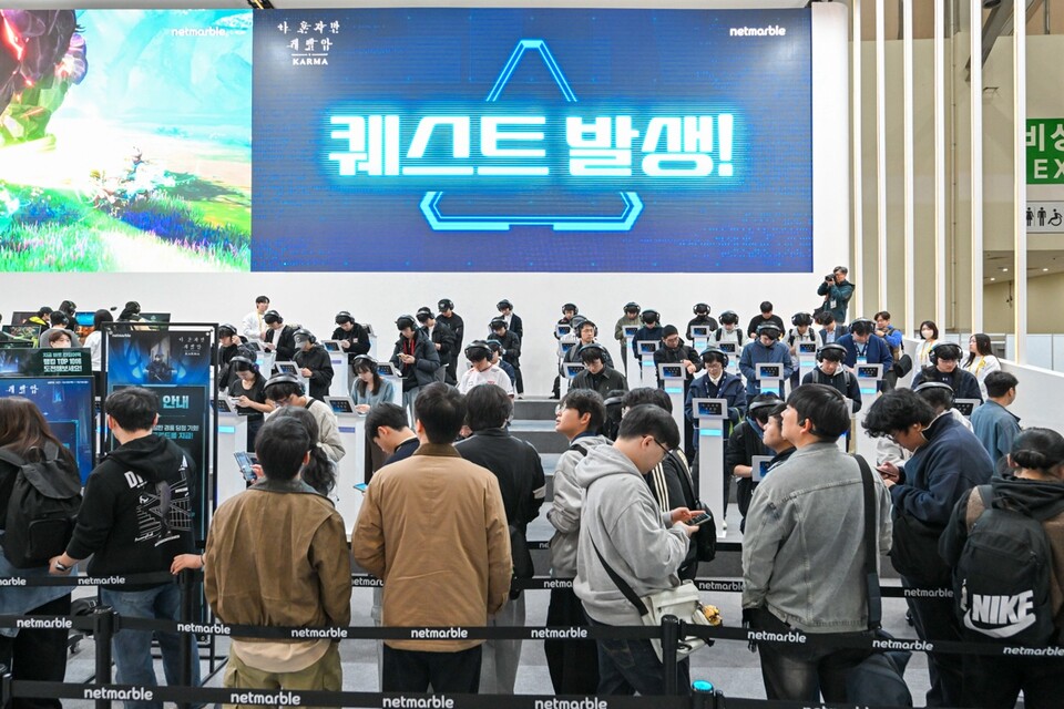 ©AP신문(AP뉴스)/이미지 제공 = 넷마블 ▲넷마블은 '지스타 2025' 넷마블관에서 출품작 '나 혼자만 레벨업: 카르마'의 다양한 무대 이벤트를 진행한다.