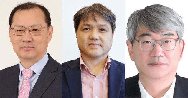 ©AP신문(AP뉴스)/이미지 제공 = 효성그룹 ▲(왼쪽부터) 배인한 효성티앤씨 효성동나이법인장 부사장, 배용배 효성중공업 남통효성변압기유한공사 총경리 부사장, 박남용 효성중공업 건설PU장 부사장