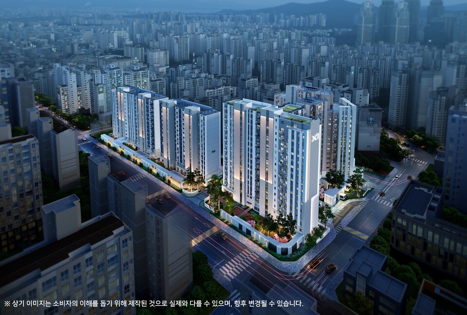 ©AP신문(AP뉴스)/이미지 제공 = GS건설 ▲역삼센트럴자이 조감도