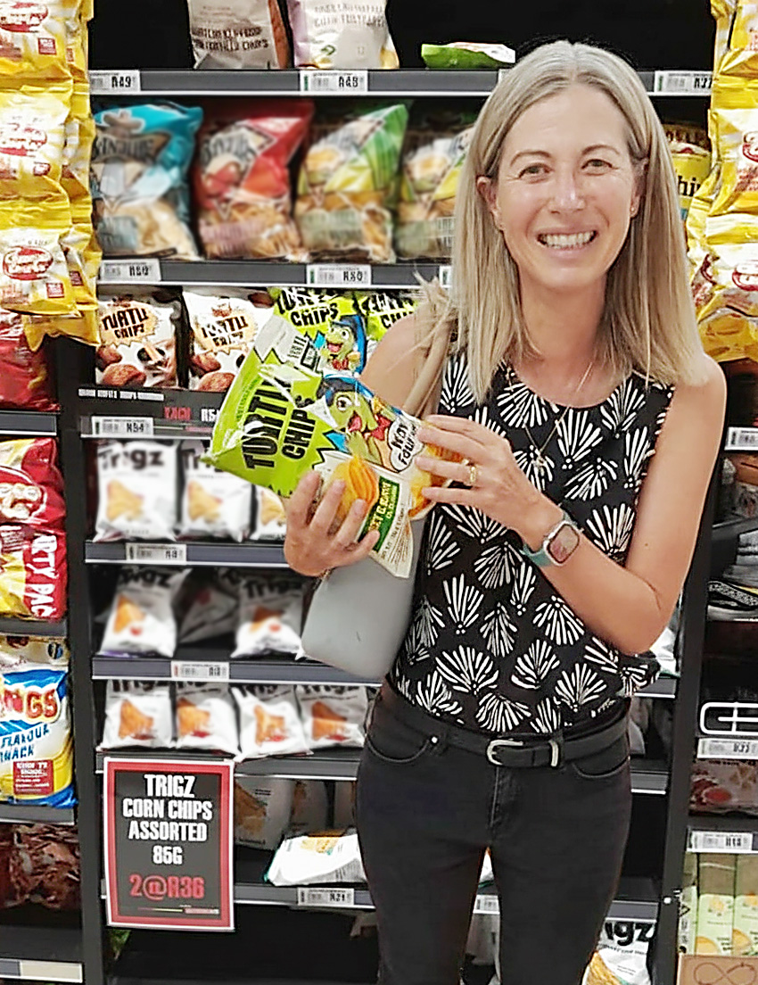 ©AP신문(AP뉴스)/이미지 제공 = 오리온 ▲오리온 꼬북칩 남아프리카공화국 케이프타운 SPAR 매장