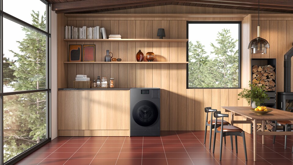 ©AP신문(AP뉴스)/이미지 제공 = 삼성전자 ▲미국 주택 구조에 특화된 벤트 타입 '비스포크 AI 콤보' 세탁건조기