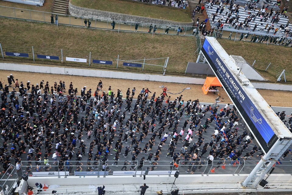 ©AP신문(AP뉴스)/이미지 제공 = 삼성물산 리조트부문 ▲에버랜드 스피드웨이에서 진행된 '2025 에버랜드 10K 서킷런' 대회 현장.