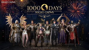 위메이드, '나이트 크로우' 1000일 기념 이용자 감사 캠페인 실시 - 뉴스 썸네일 이미지